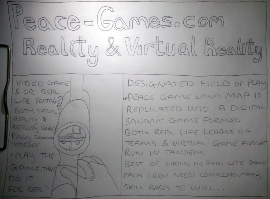 REALITY AND VIRTUAL REALITY PEACE GAMES nORTHERN iRELAND
